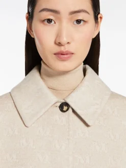 Wool, silk and cashmere cape