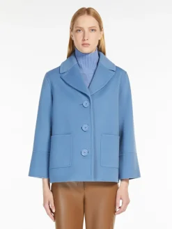 Wool single-breasted jacket