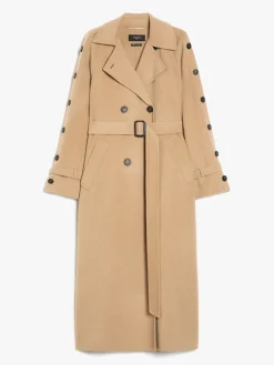 Wool trench coat