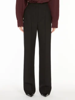 Wool tuxedo trousers