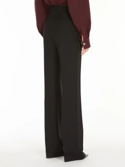 Wool tuxedo trousers