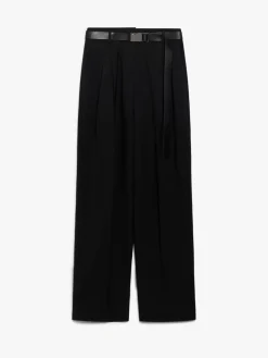 Wool twill trousers