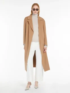 Wool wrap coat
