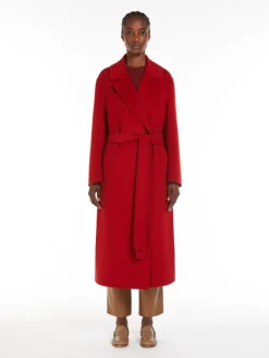 Wool wrap coat