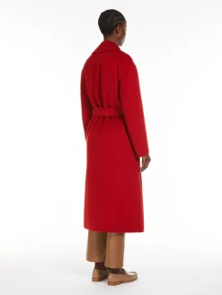 Wool wrap coat