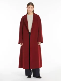 Wool wrap coat