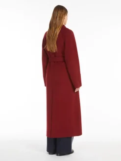 Wool wrap coat