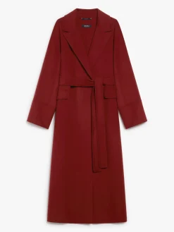 Wool wrap coat