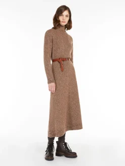 Wool-knit dress