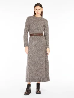 Wool-knit dress