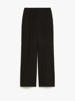 Woollen cloth palazzo trousers