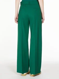 Woollen cloth palazzo trousers