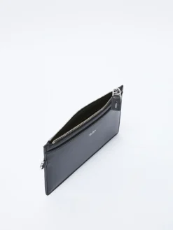 Wrist-strap leather pouch